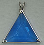 Siberian Blue Quartz Star of David